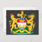 香港、中国 ポストカード (正面/裏面)