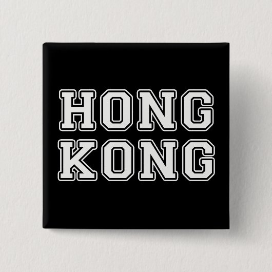 香港 缶バッジ (正面)
