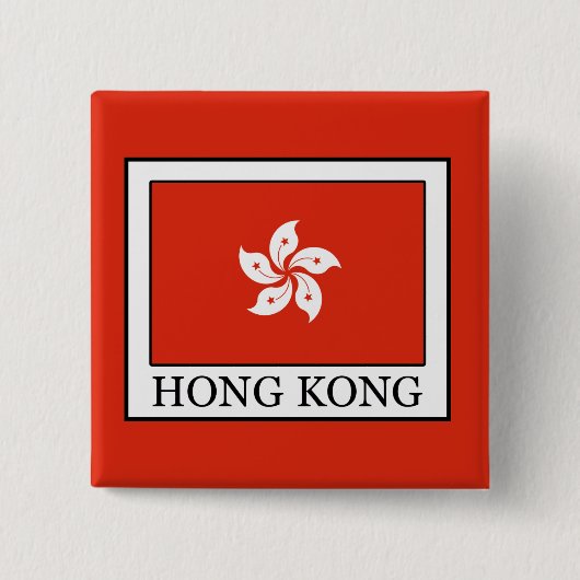 香港 缶バッジ (正面)