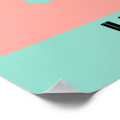 香港 – 香港牡丹市の地図 ポスター (角)