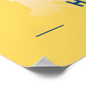 香港 – 香港黄市地図 ポスター (角)