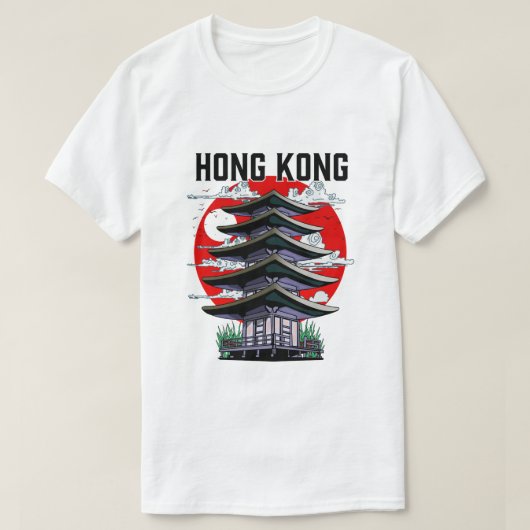 香港 Tシャツ (デザイン正面)