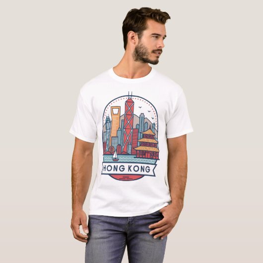 香港 Tシャツ (正面フル)