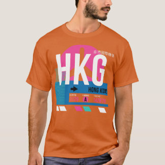 香港HKG空港コード手荷物ラベル2 Tシャツ