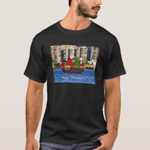 香港Sampan東洋の真珠 Tシャツ