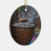 香炉クリスマスツリーオーナメント セラミックオーナメント (右)