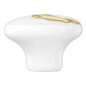 香煙セラミック引き出しキャビネットノブ セラミックノブ (側面)