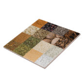 香辛料と食材のコラージュ タイル (側面)