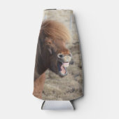 馬おもしろいが顔間抜け ボトルクーラー (正面)