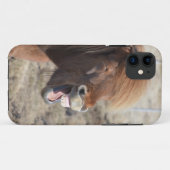 馬おもしろいが顔間抜け Case-Mate iPhoneケース (裏面(横))