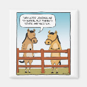 馬おもしろいと水磁石 マグネット (正面)