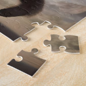 馬おもしろいに乗ったカウボーイ ジグソーパズル (側面)