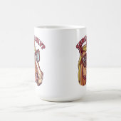 🐴馬おもしろいのマグ – "真剣に！" モーフィングマグカップ (中央)