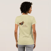 馬おもしろい乗りがあなたに言った帯は緩いT- Tシャツ (裏面フル)