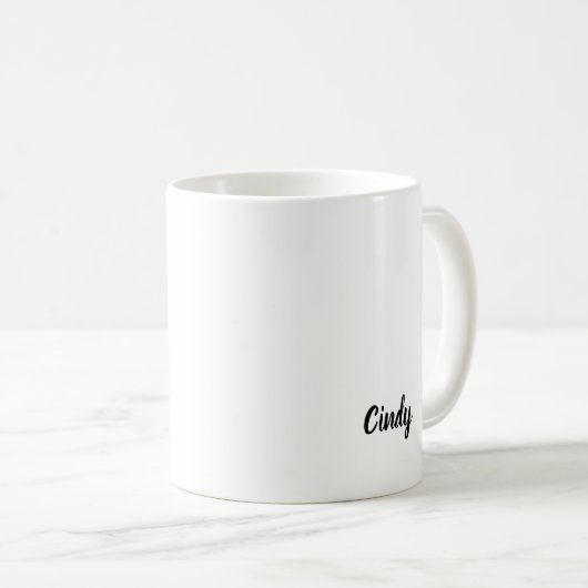 馬おもしろい乗り馬乗り馬 コーヒーマグカップ (正面右)