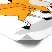 馬おもしろい乗馬 ポスター (角)