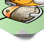 馬おもしろい漫画 ポスター (角)