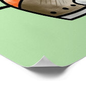 馬おもしろい漫画 ポスター (角)