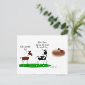 馬おもしろい漫画 ポストカード (スタンド正面)