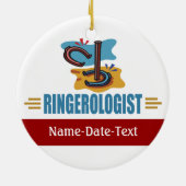 馬おもしろい蹄 セラミックオーナメント (裏面)