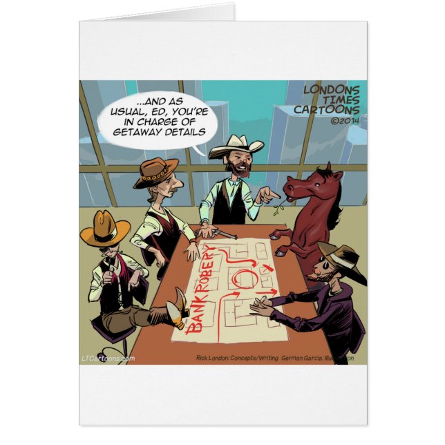 馬おもしろい銀行強盗 (正面)