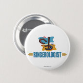 馬おもしろい靴 缶バッジ (正面&裏面)