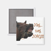 馬おもしろい馬: Nag, nag, nag マグネット (正面/裏面)