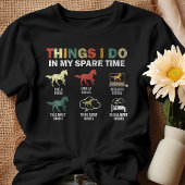 馬おもしろい6私の余暇の馬で行う事 Tシャツ
