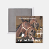 馬おもしろい マグネット (正面/裏面)