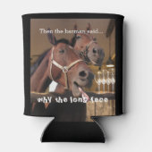 馬おもしろい 缶クーラー (裏面)