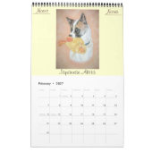 馬およびろばペットポートレートの現実主義者の芸術2016年の後をつけて下さい カレンダー (2月 2027)