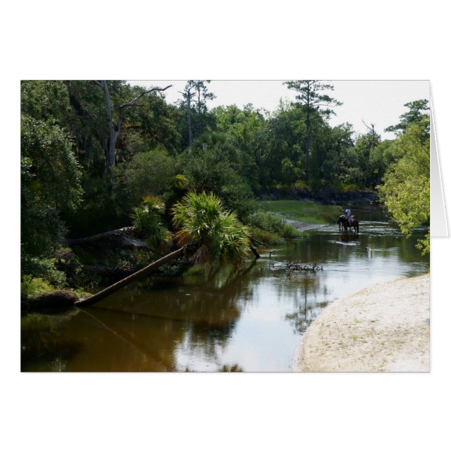 馬および川 (正面横)