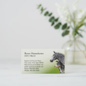 馬および犬はアポイントメントおよび名刺を診察します 予約カード (スタンド正面)