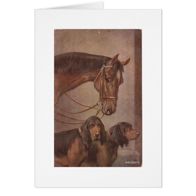 馬および猟犬 (正面)