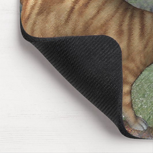 馬および猫のマウスパッド- Thyいななきのどを鳴らす音を愛して下さい マウスパッド (コーナー)