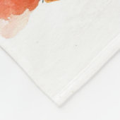 馬および猫 フリースブランケット (角)