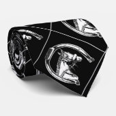 馬および蹄鉄の傷の芸術 ネクタイ (ロール)