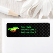 馬お洒落レース ラベル (インサイチュ)