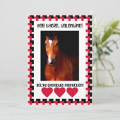 馬からのオリジナルバレンタイン シーズンカード (スタンド正面)