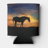 馬かわいらしと南西の空 缶クーラー (正面)