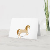 馬かわいらしと花がバレンタインデーを愛 シーズンカード (裏面)