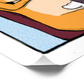 馬がおもしろい汁の中でハエを取ると文句を言う ポスター (コーナー)