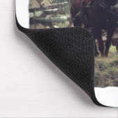 馬が付いている干し草の作成 マウスパッド (コーナー)