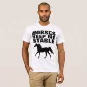 馬が保私の安定したTシャツ Tシャツ (正面フル)