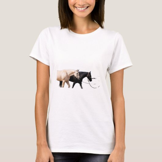 馬が先頭に立つ Tシャツ (正面)