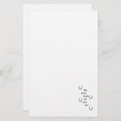 馬が全速力で走る 便箋 (正面/裏面)