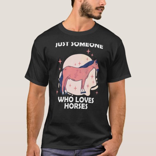 馬が大好きな人 8 Tシャツ (正面)