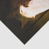 馬が大好きな女の子だけの農場で茶色の馬 薄葉紙 (詳細)