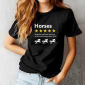 馬が好きな人必見！5つ星レビュー Tシャツ