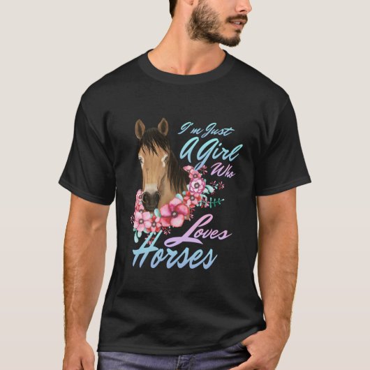 馬が好きな人 Tシャツ (正面)